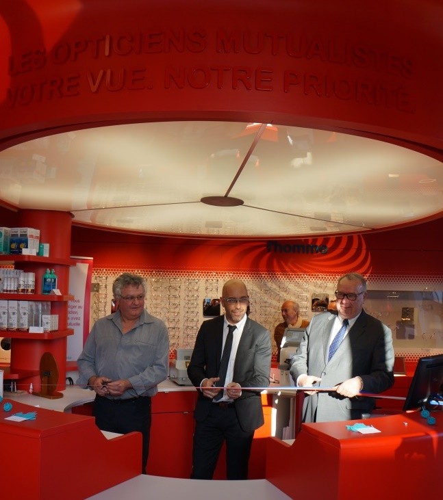 Inauguration du Pôle Optique au Coudray