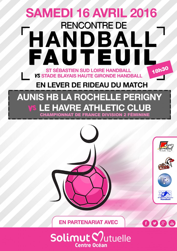 Téléchargez vos places pour le match Aunis Handball vs Le Havre