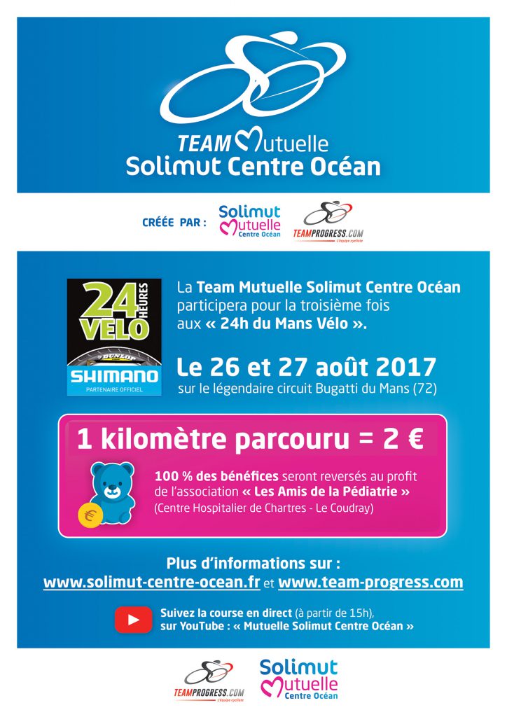 [événement] « 24h du Mans Vélo 2017 » les 26 et 27 août 2017