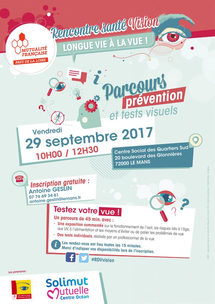 [prévention] Rencontre santé vision « Longue vie à la vue » – Le Mans (72)