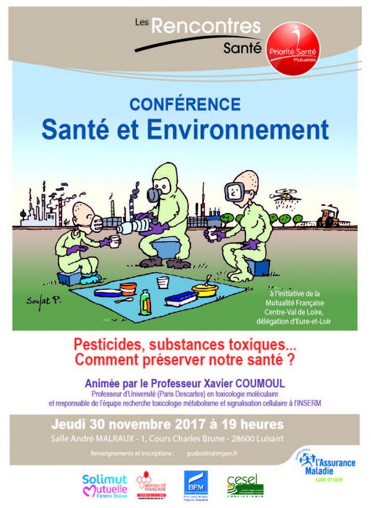 [prévention] Une conférence sur la santé et l&rsquo;environnement – Luisant (28)